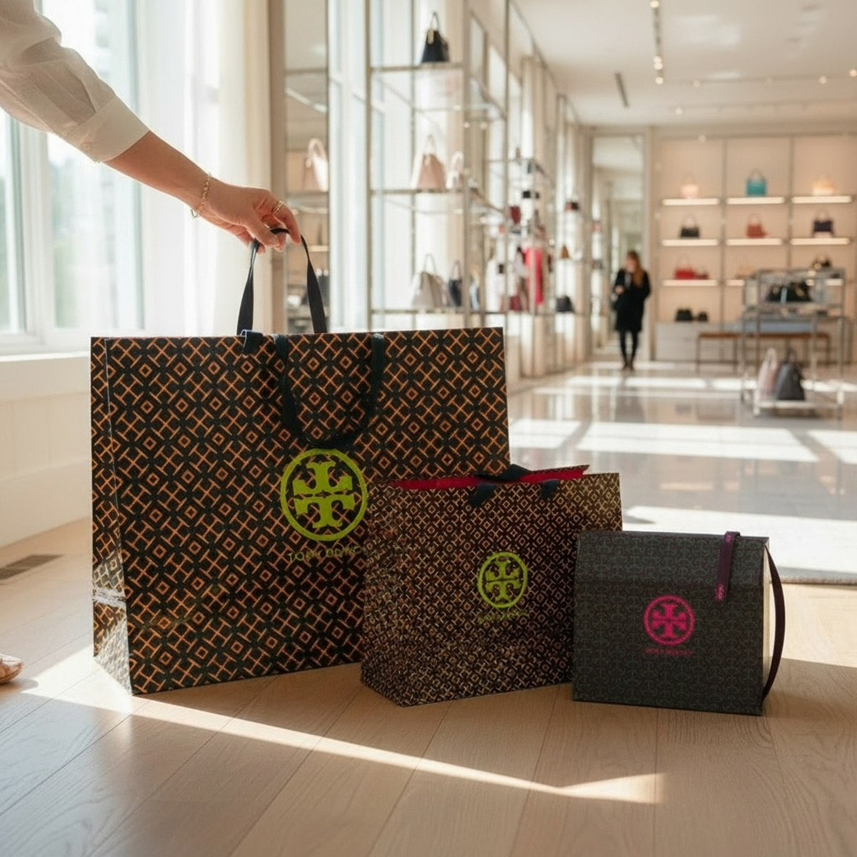 Tory Burch Emerson Card Case Black