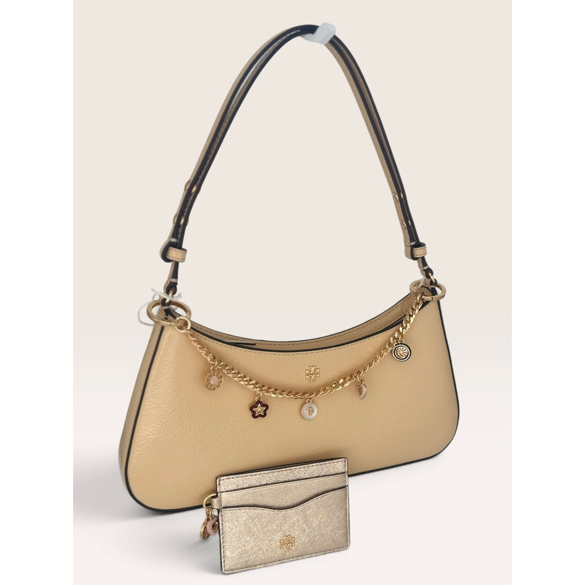 Tory Burch Emerson Charm Bag Matching Set Soft Serve