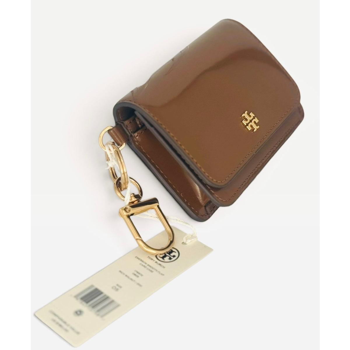 Tory Burch Emerson Card Case Walnut