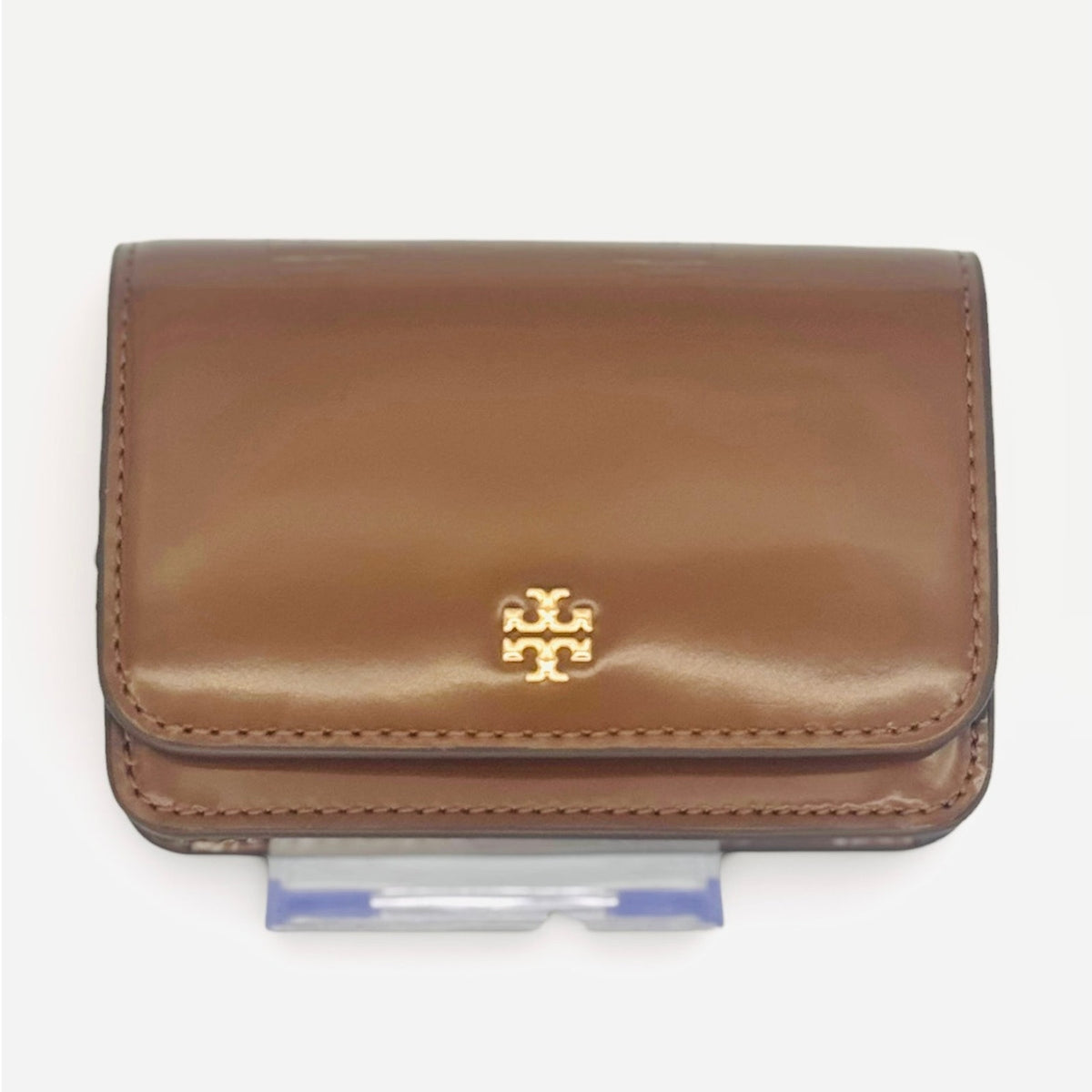 Tory Burch Emerson Card Case Walnut